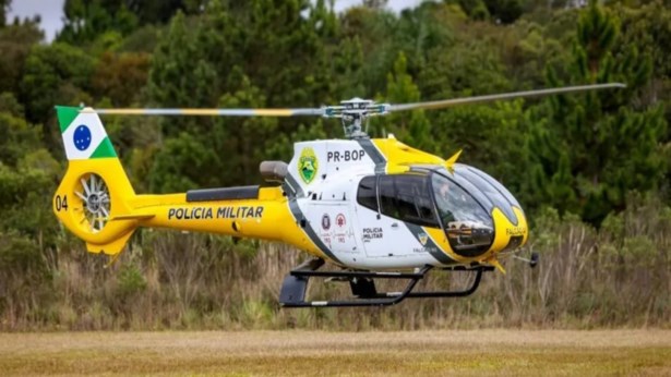 Helicóptero sobrevoa PG durante operação contra venda de drogas nas redes sociais